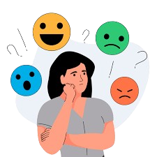 Person journaling and tracking mood